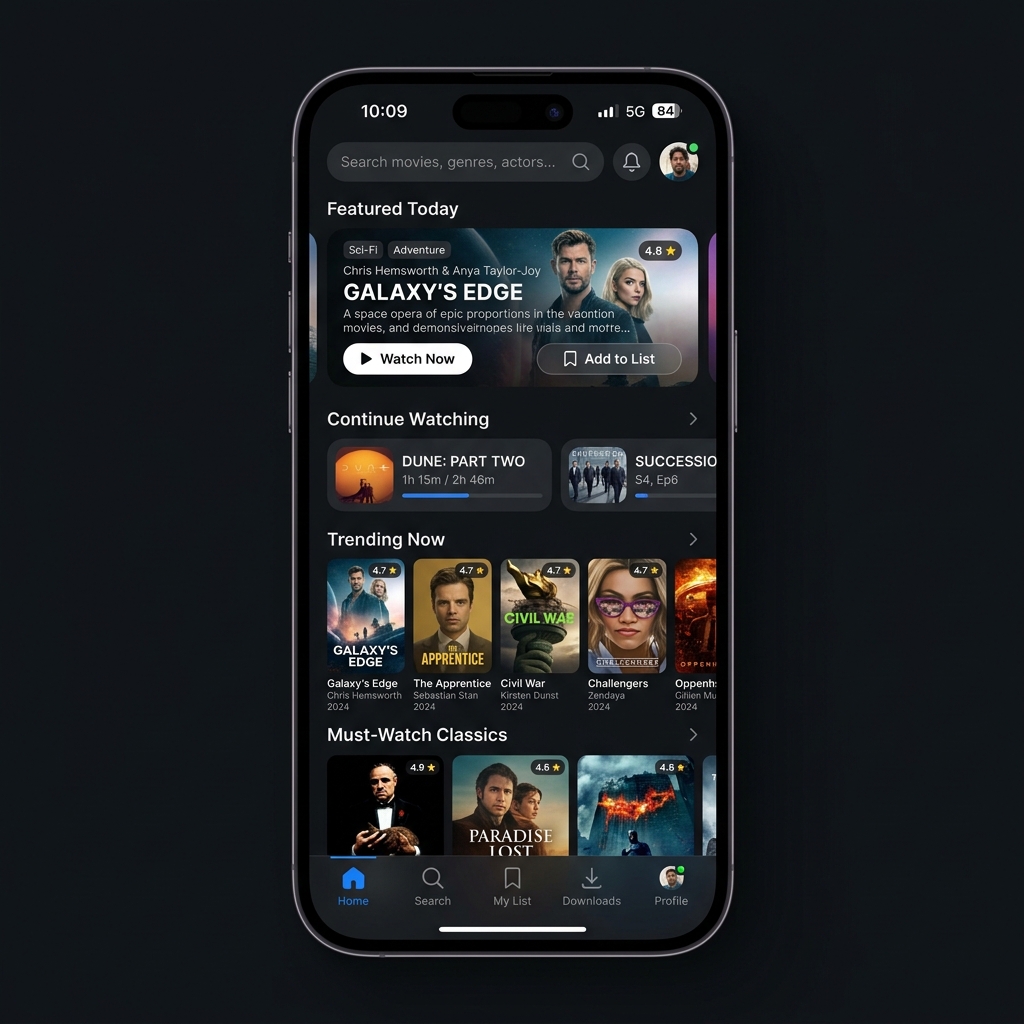 OnStream App Interface and Quick Start
